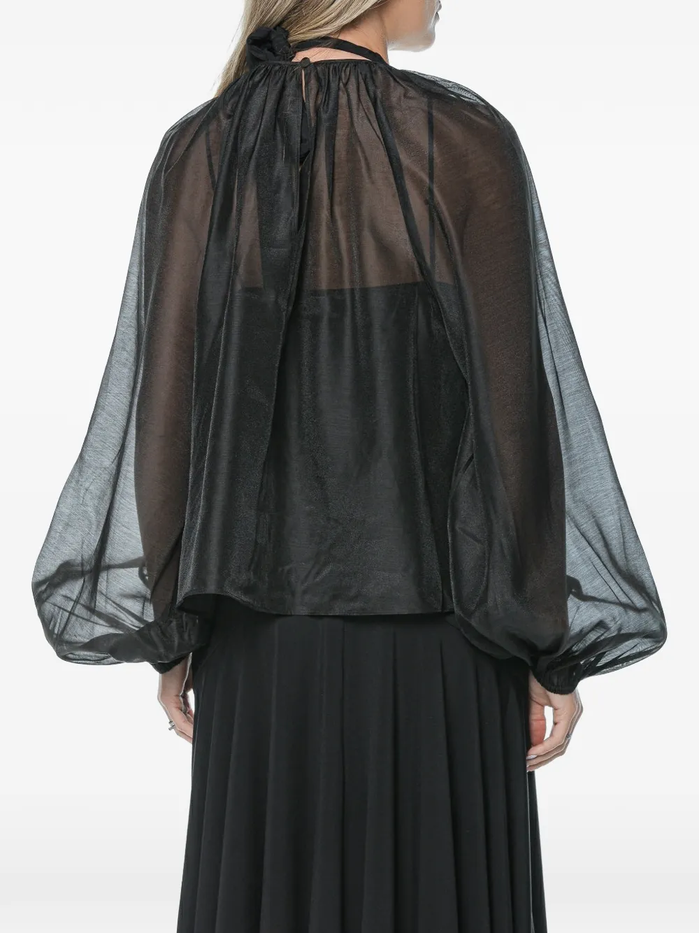 Ted Baker Eelana blouse met pofmouwen Zwart