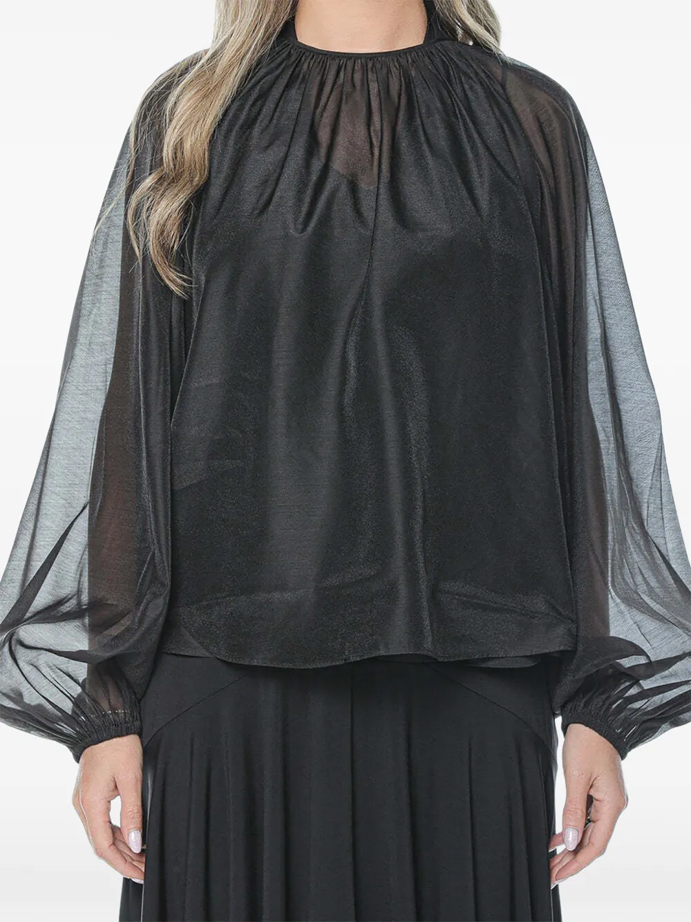 Ted Baker Eelana puff-sleeve blouse - Nero