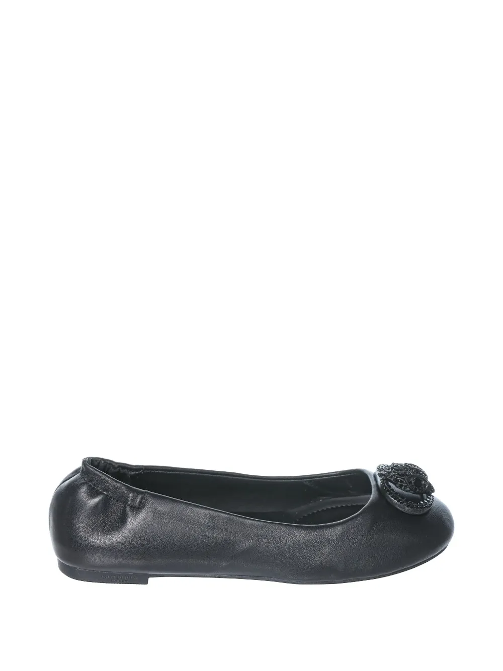 Kurt Geiger Chelsea eagle-plaque ballet flats - Nero
