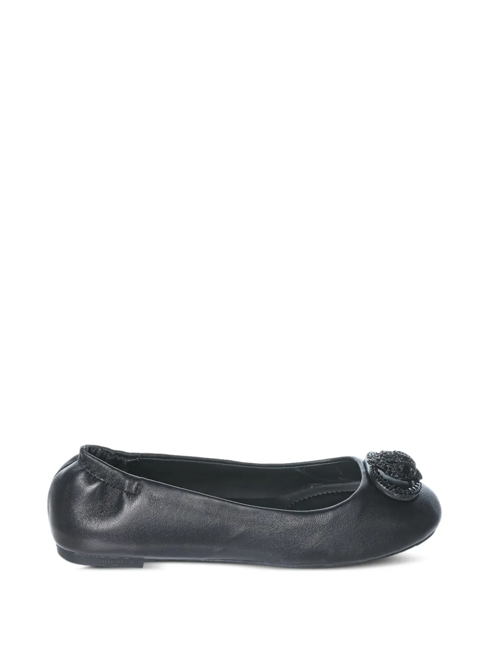 Kurt Geiger Chelsea eagle-plaque ballet flats - Nero