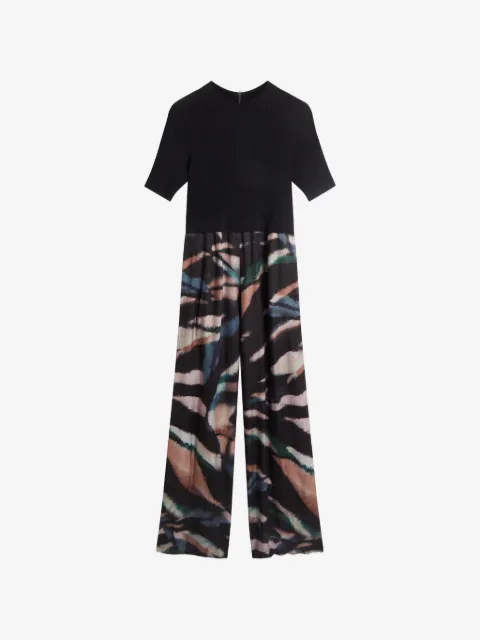Ted Baker Georie knit-bodice jumpsuit