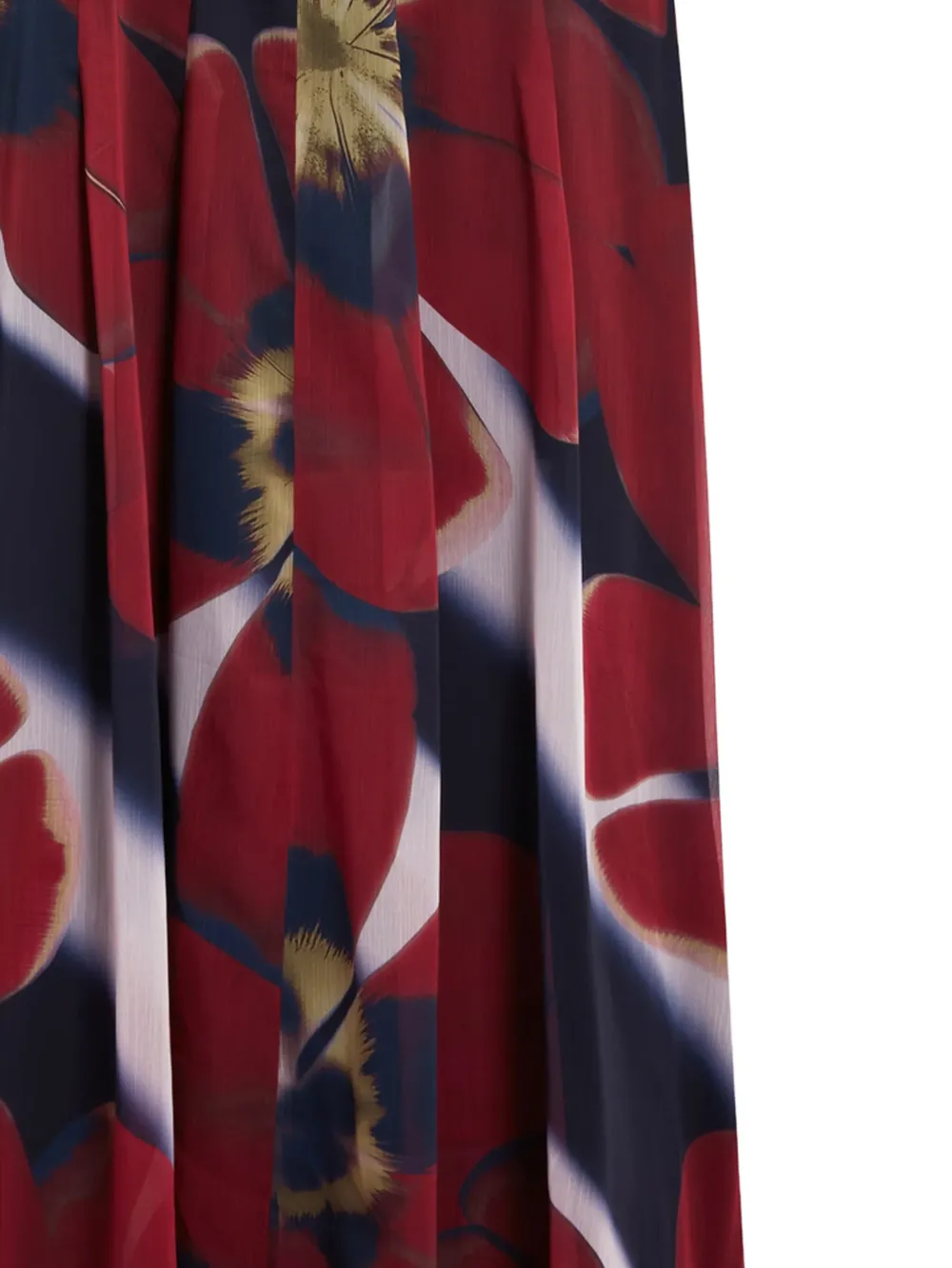Ted Baker Laynia maxi-dress met bloemenprint en afwerking Blauw