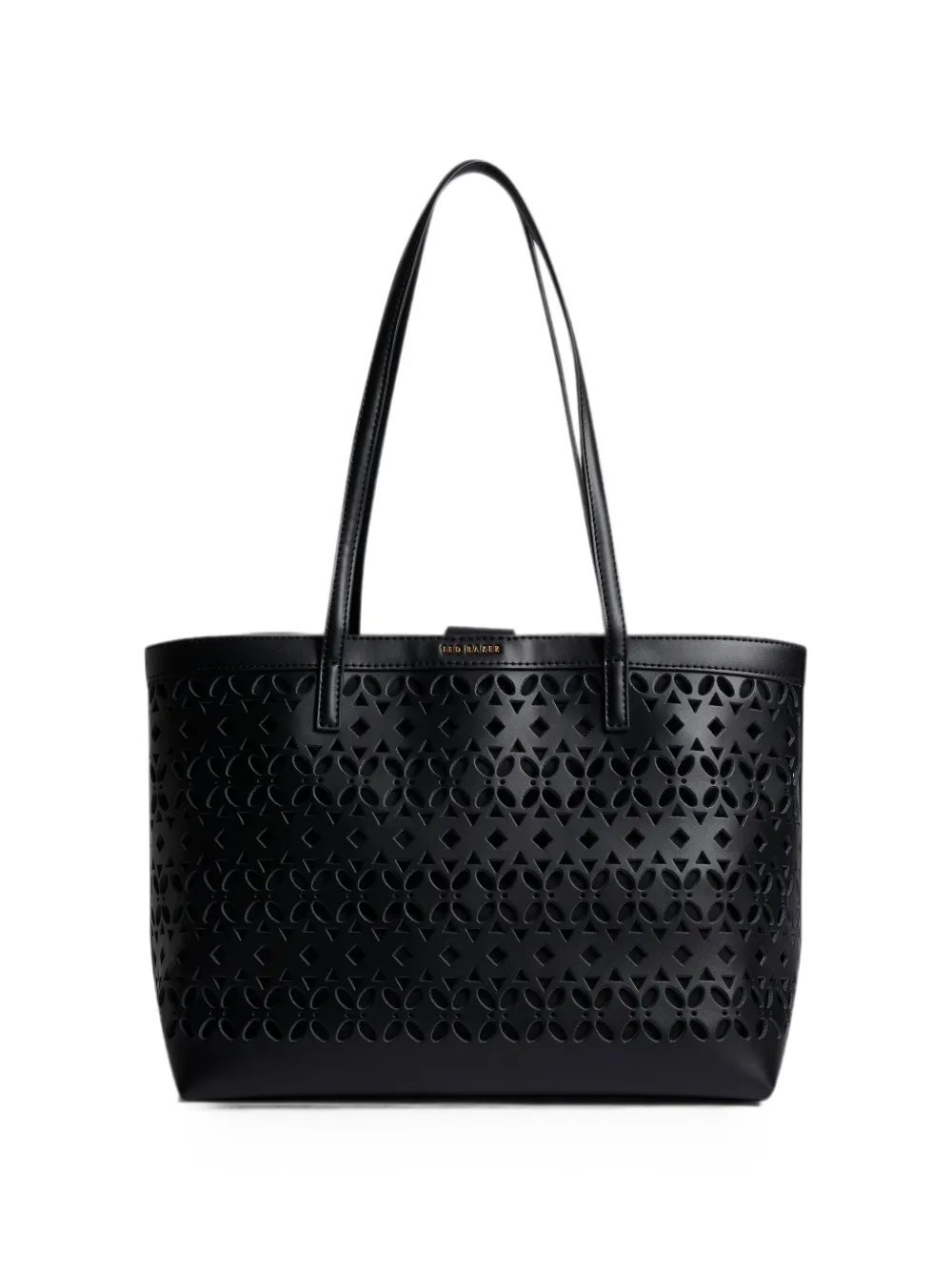 Ted Baker Lissyna cut-out leather shoulder bag - Nero
