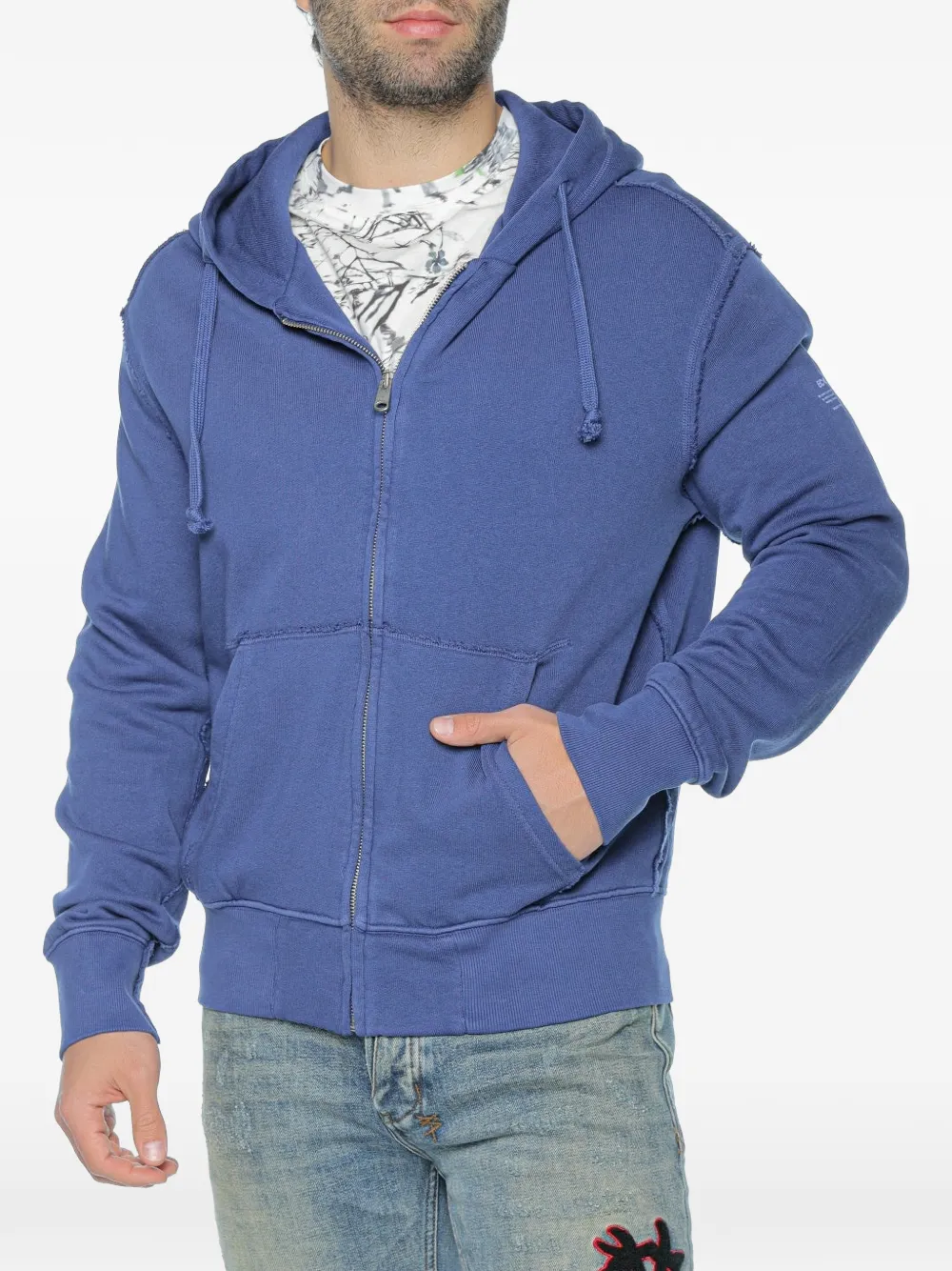 Ecoalf Rena zip-up hoodie - Blu