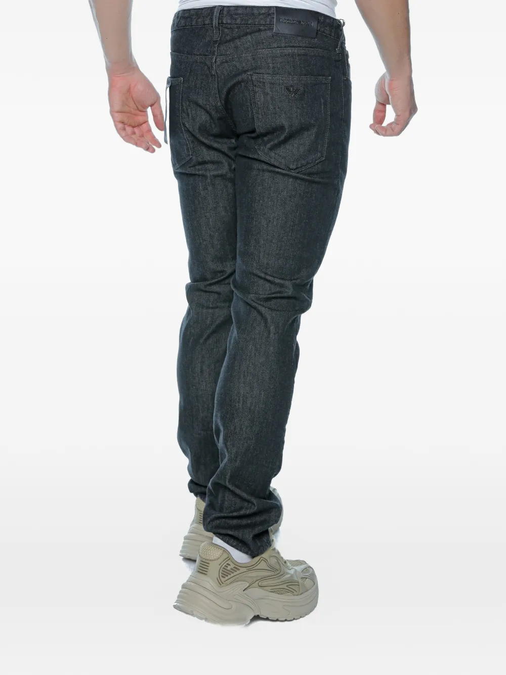 Emporio Armani Slim-fit jeans Zwart