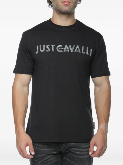Just Cavalli logo-print T-shirt