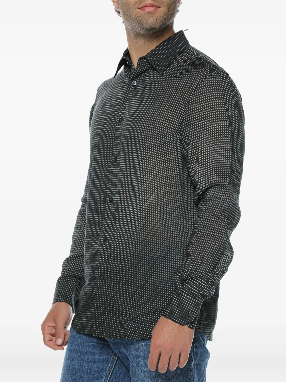 Emporio Armani long-sleeve shirt - Nero