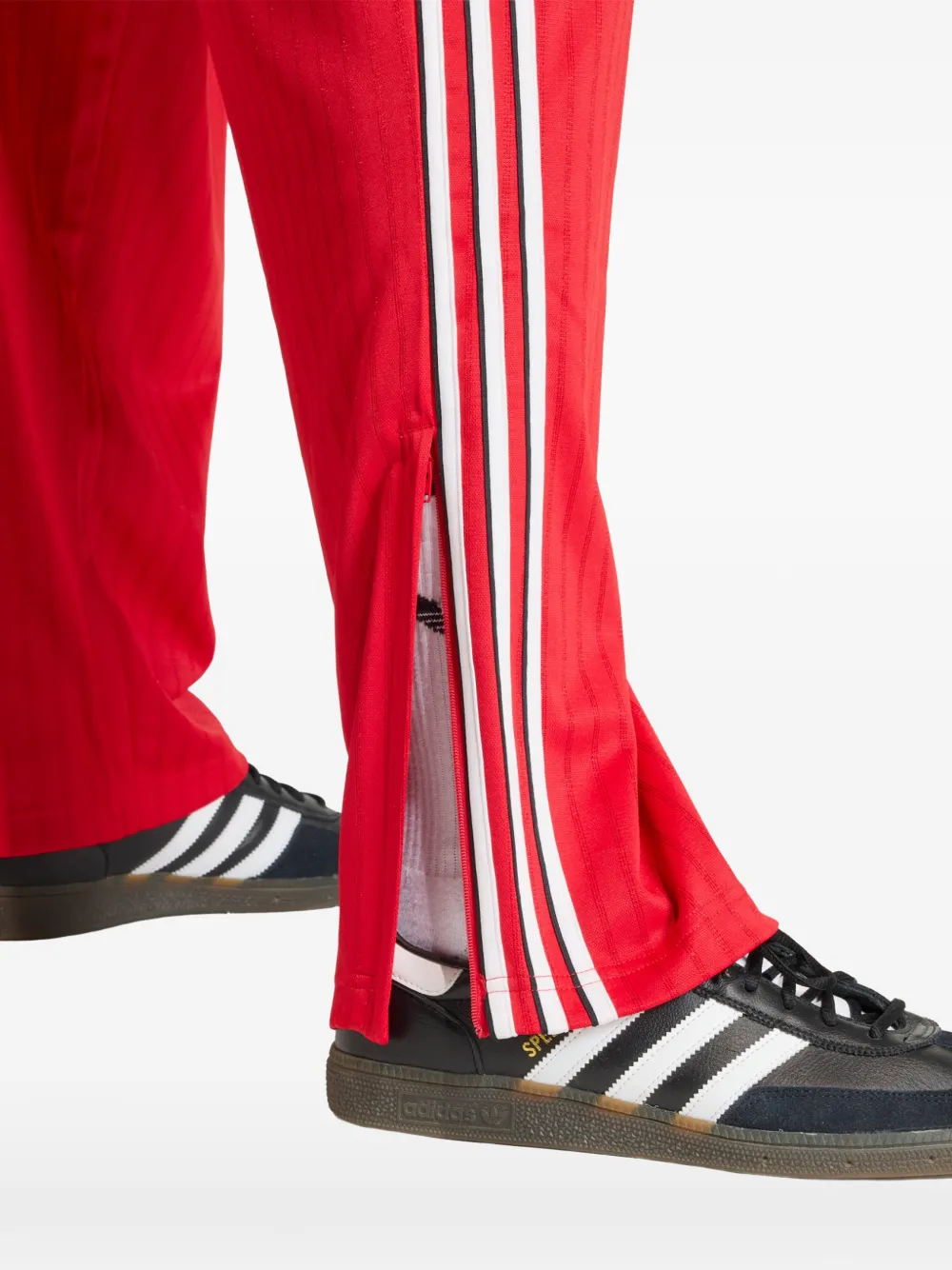adidas Firebird trainingsbroek met zijstreep Rood
