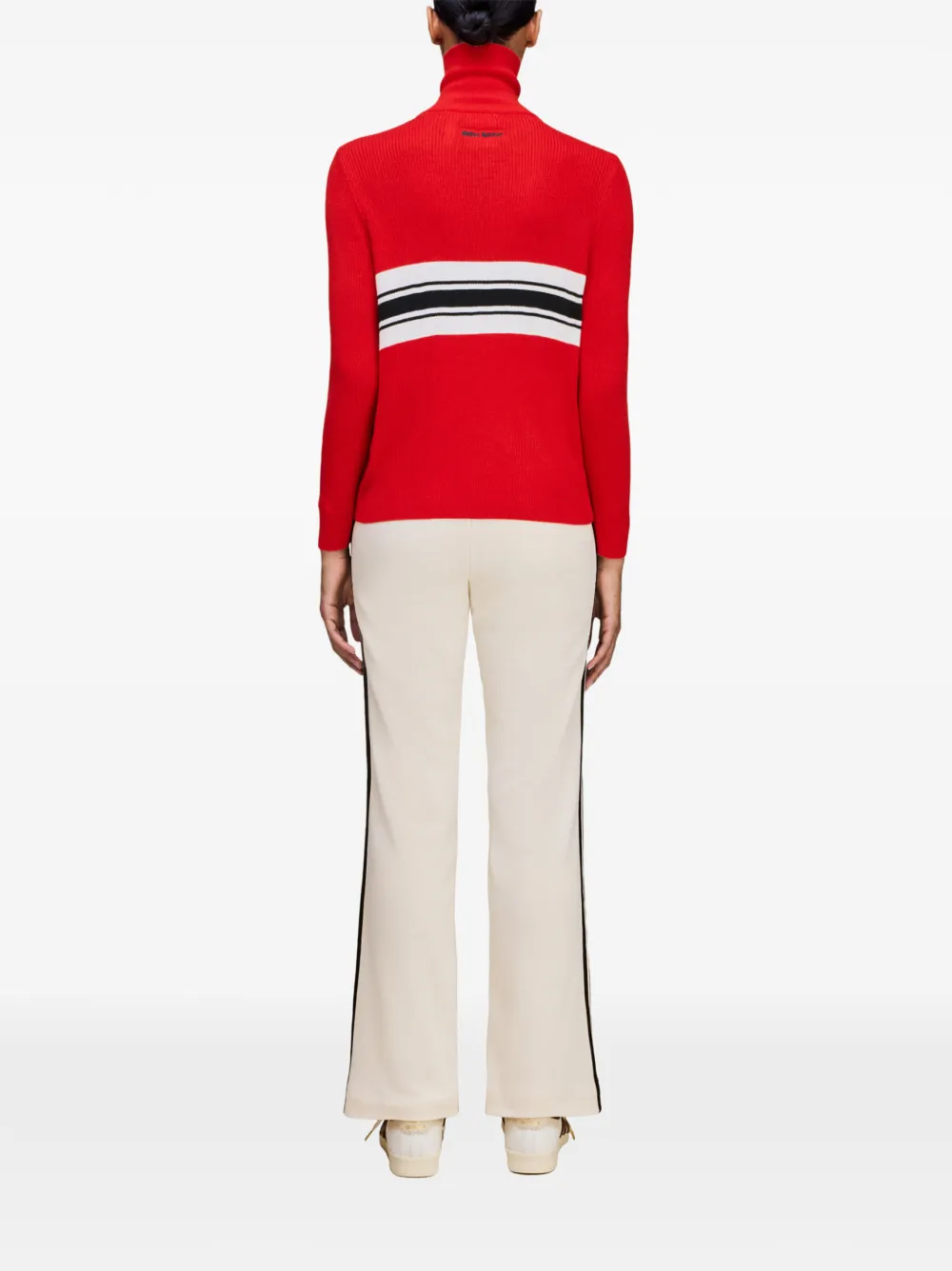 Wales Bonner X Adidas Originals Side-stripe Track Pants in White, view 2