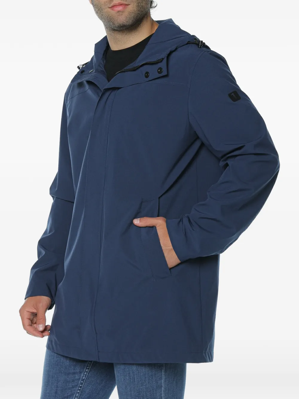 Trussardi hooded jacket Blauw
