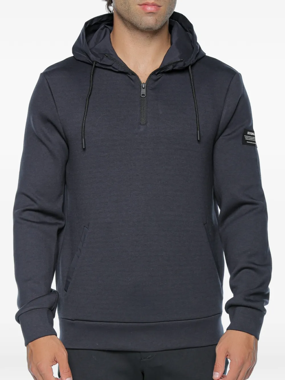 Ecoalf Surat quarter-zip hoodie - Grigio