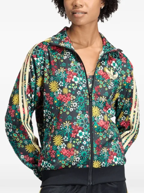 adidas Moletom x Liberty London floral com zíper
