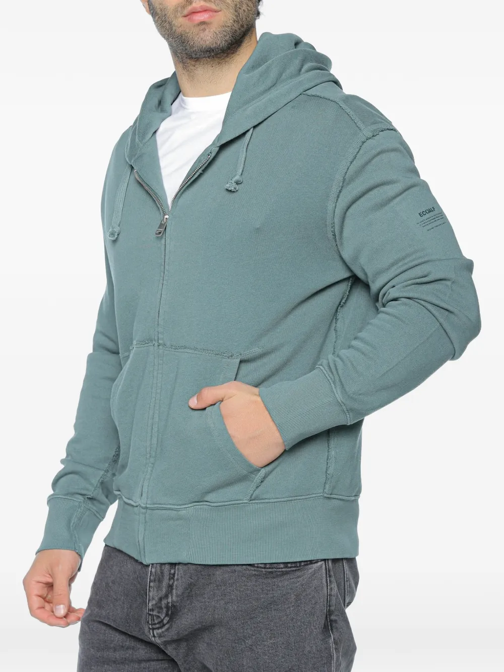 Ecoalf Rena zip-up hoodie - Verde