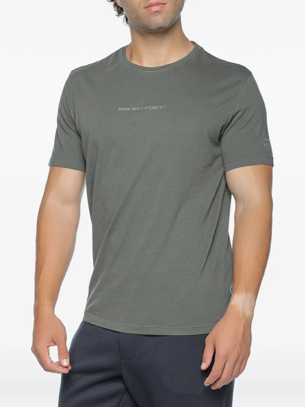 Ecoalf T-shirt met tekst Groen