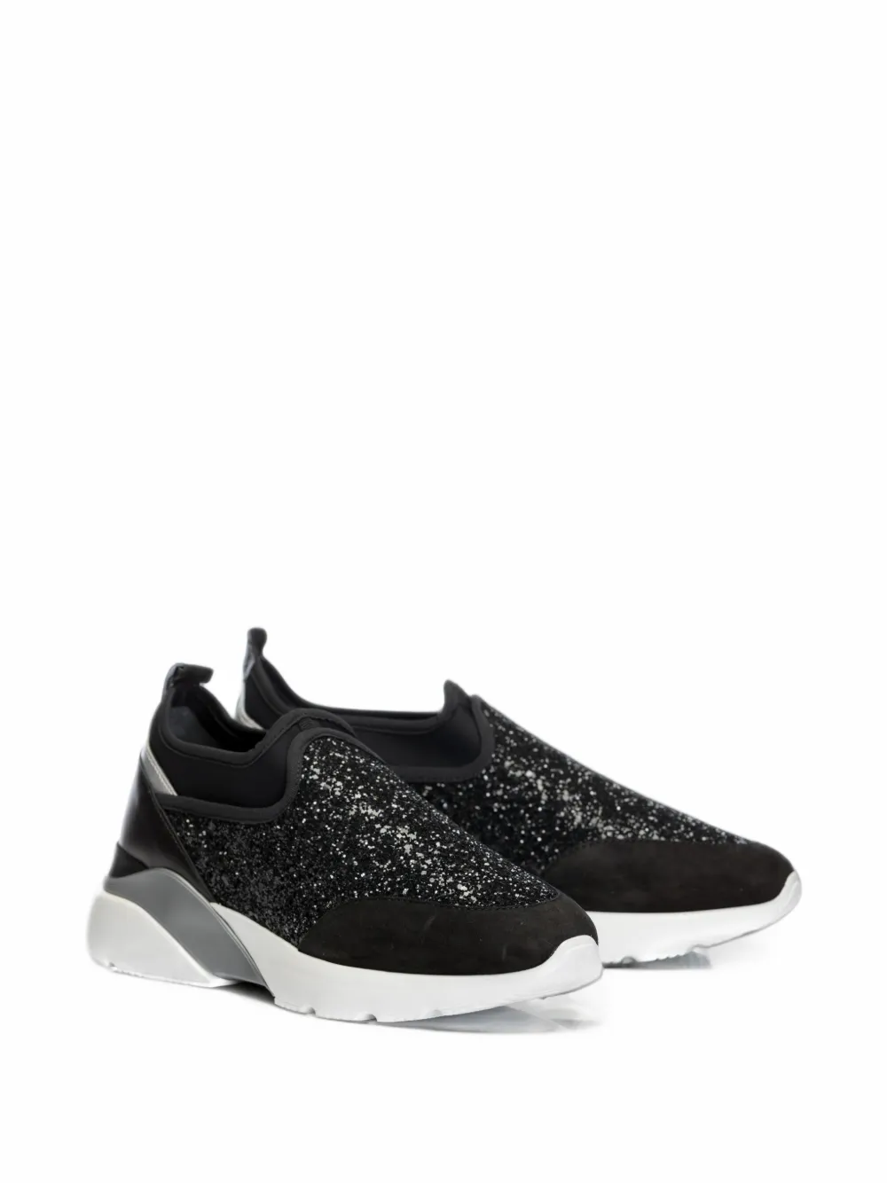 Hogan Active One H385 glitter-embellished sneakers - Blau