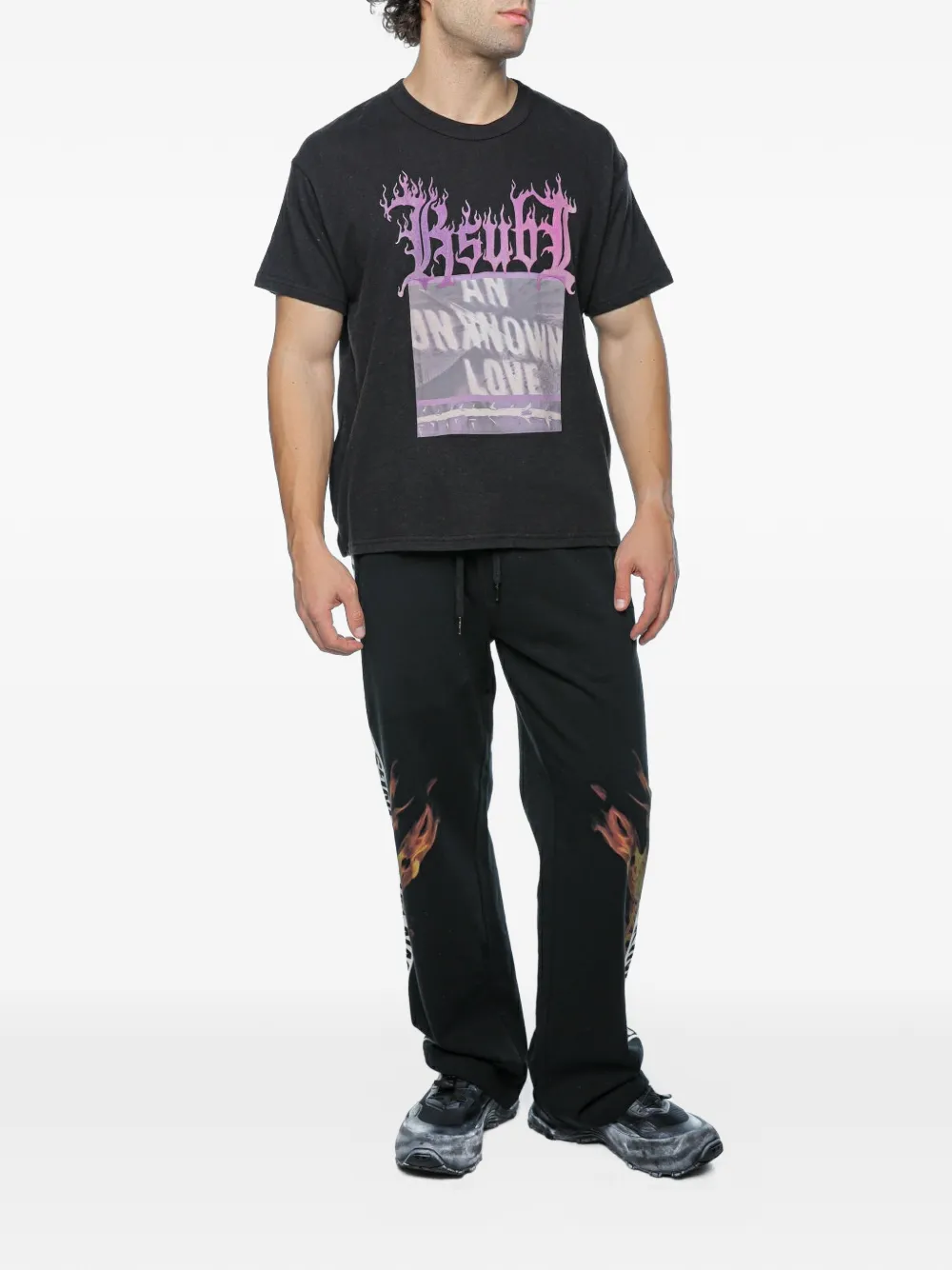 Ksubi Alter Sid Ss Tee T-shirt met print Zwart
