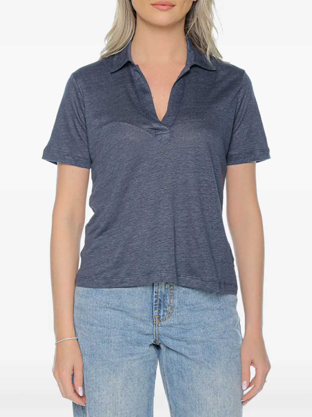 Ecoalf Troms linen T-shirt - Blu