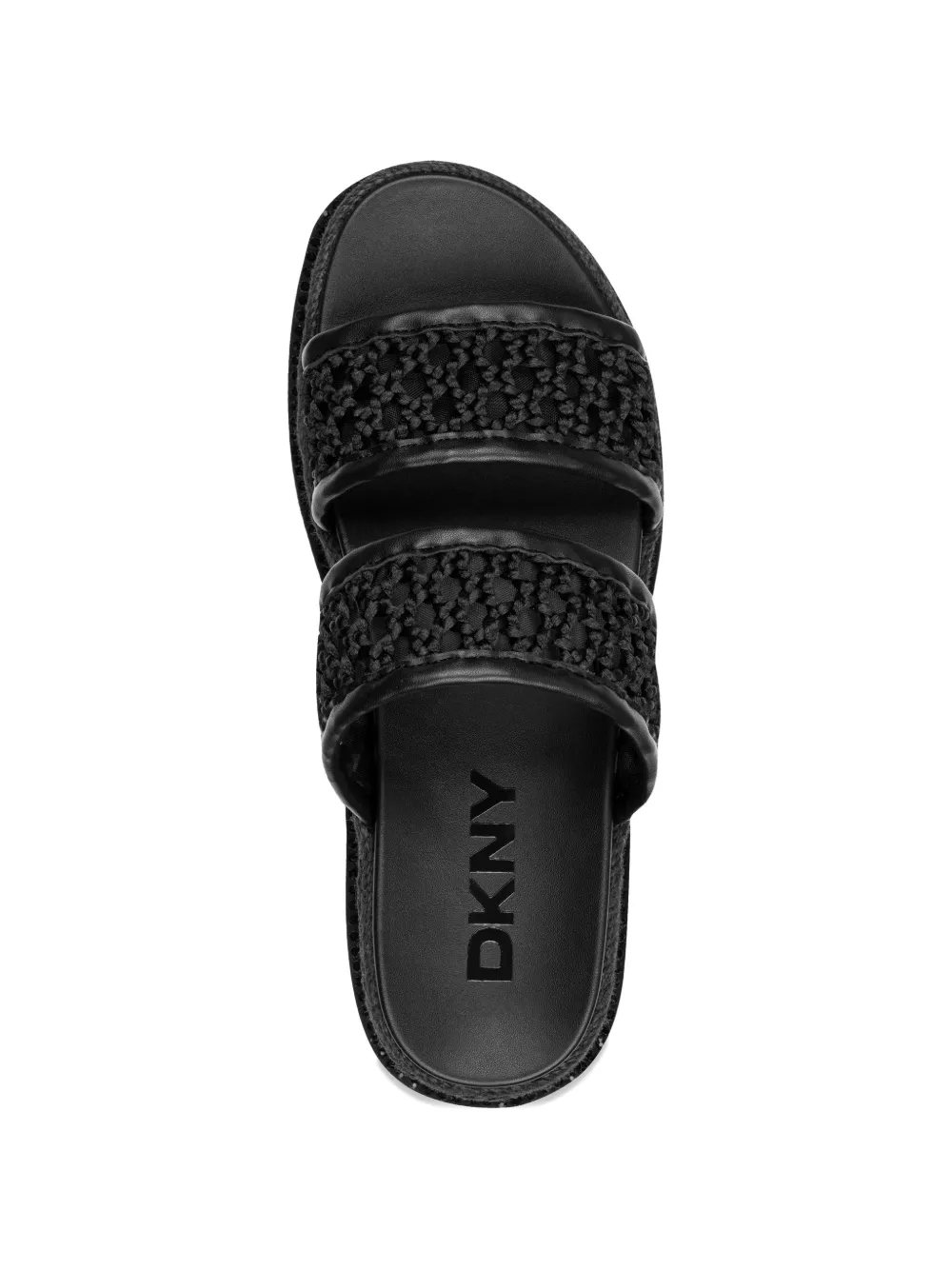 DKNY Brucian espadrilles met plateauzool Zwart