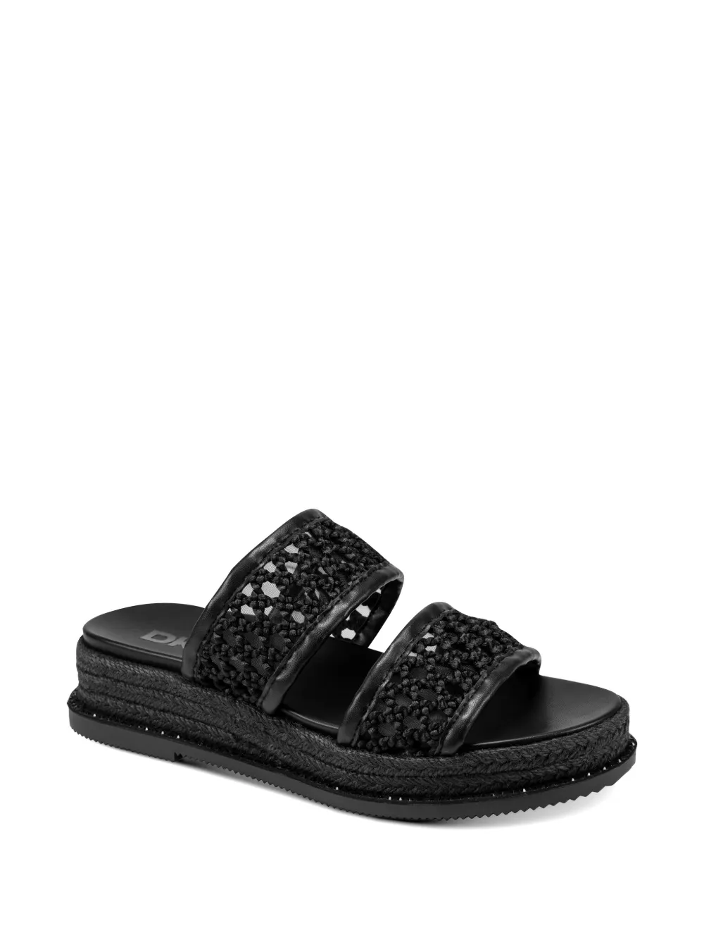 DKNY Brucian espadrilles met plateauzool Zwart