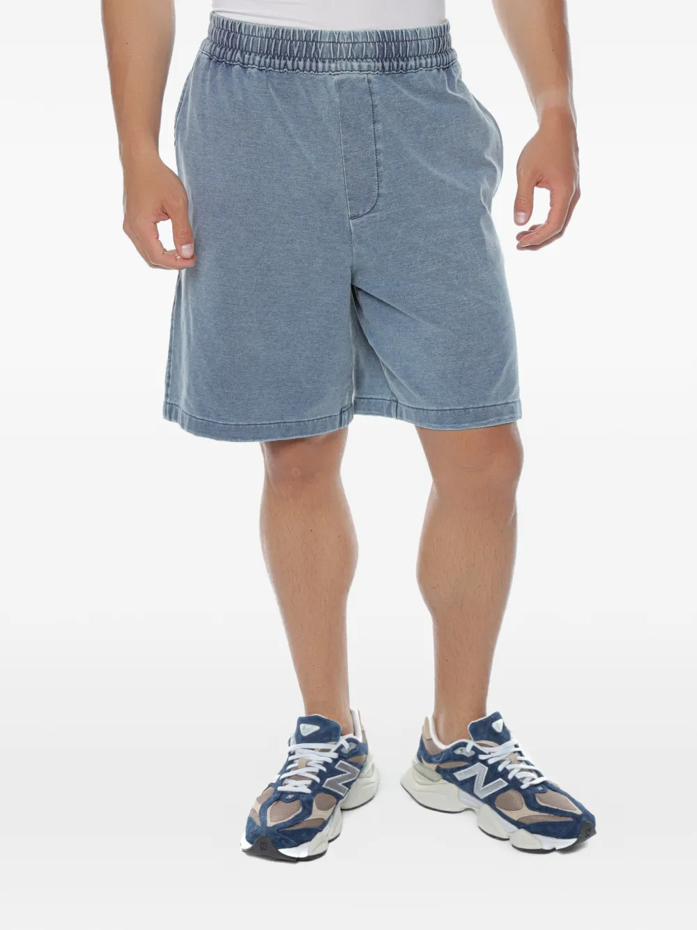 Armani Exchange elasticated-waistband shorts - Blu