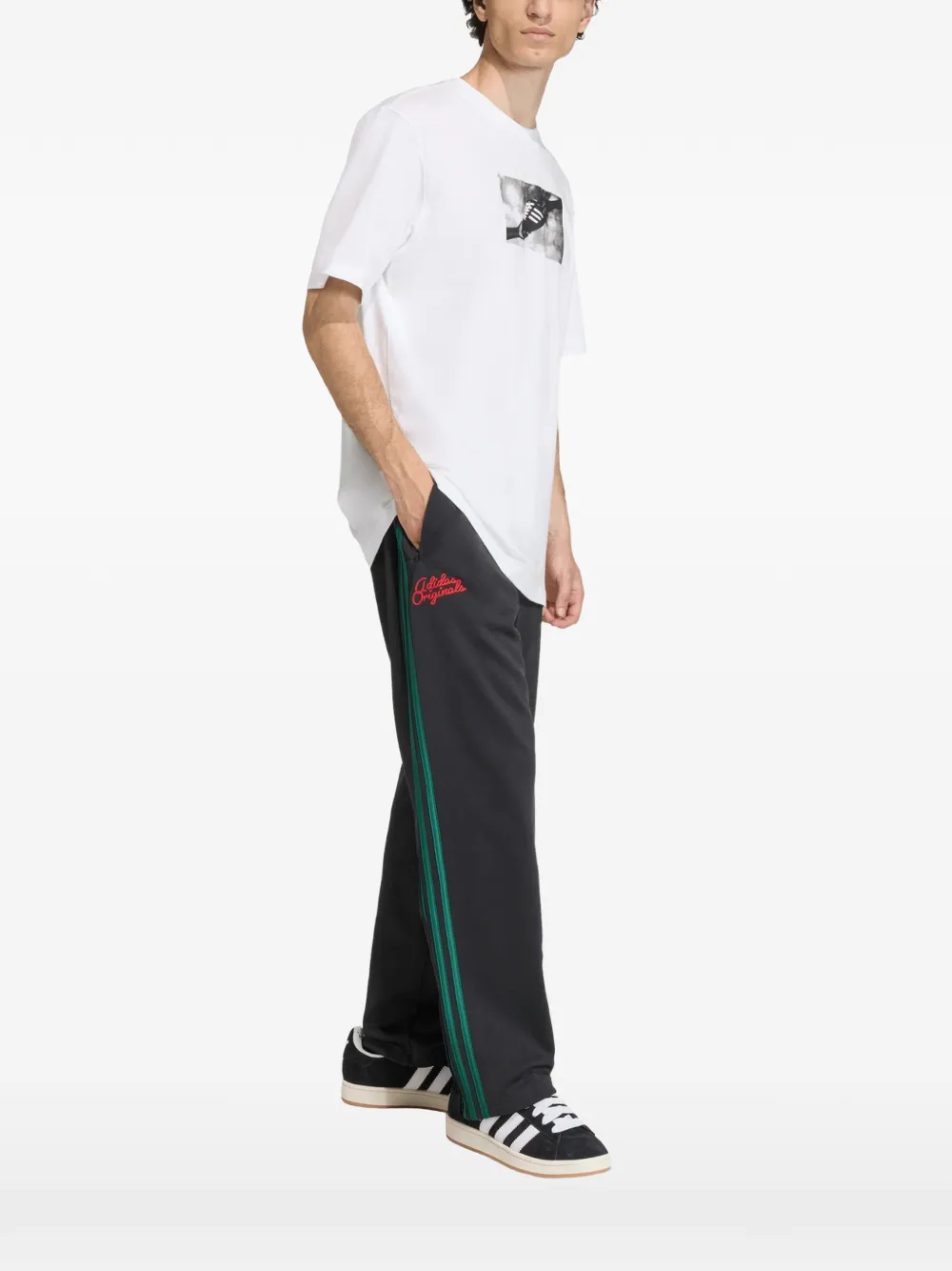 adidas Franchise graphic-print t-shirt - Weiß