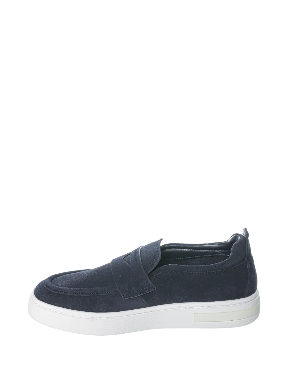 Armani Exchange Suède loafers Blauw