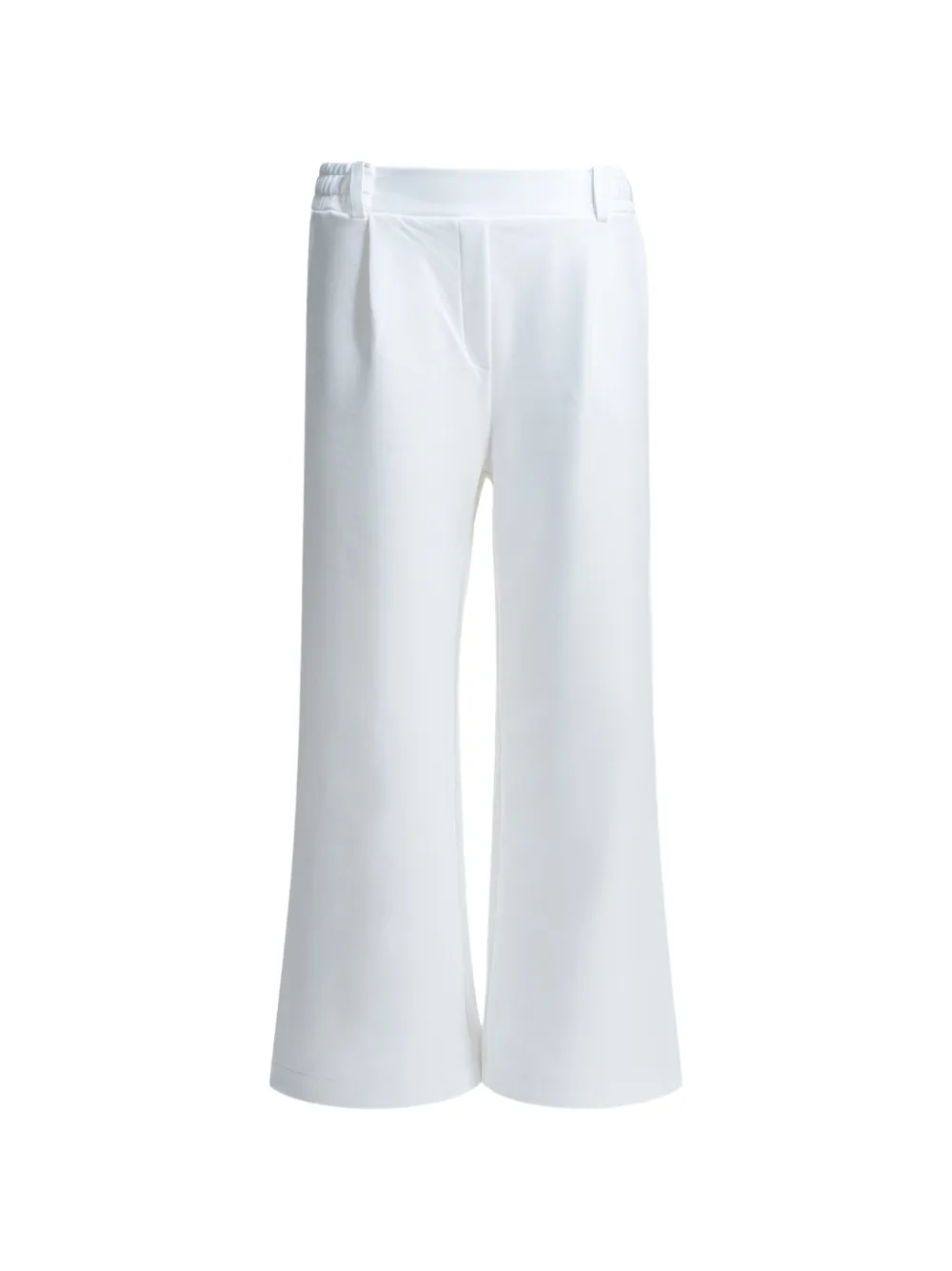 OWN pleated flared-leg trousers - Bianco