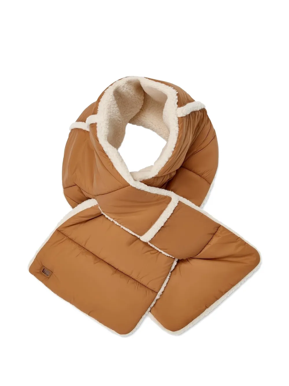 UGG Uggfluff reversible quilted scarf - Marrone