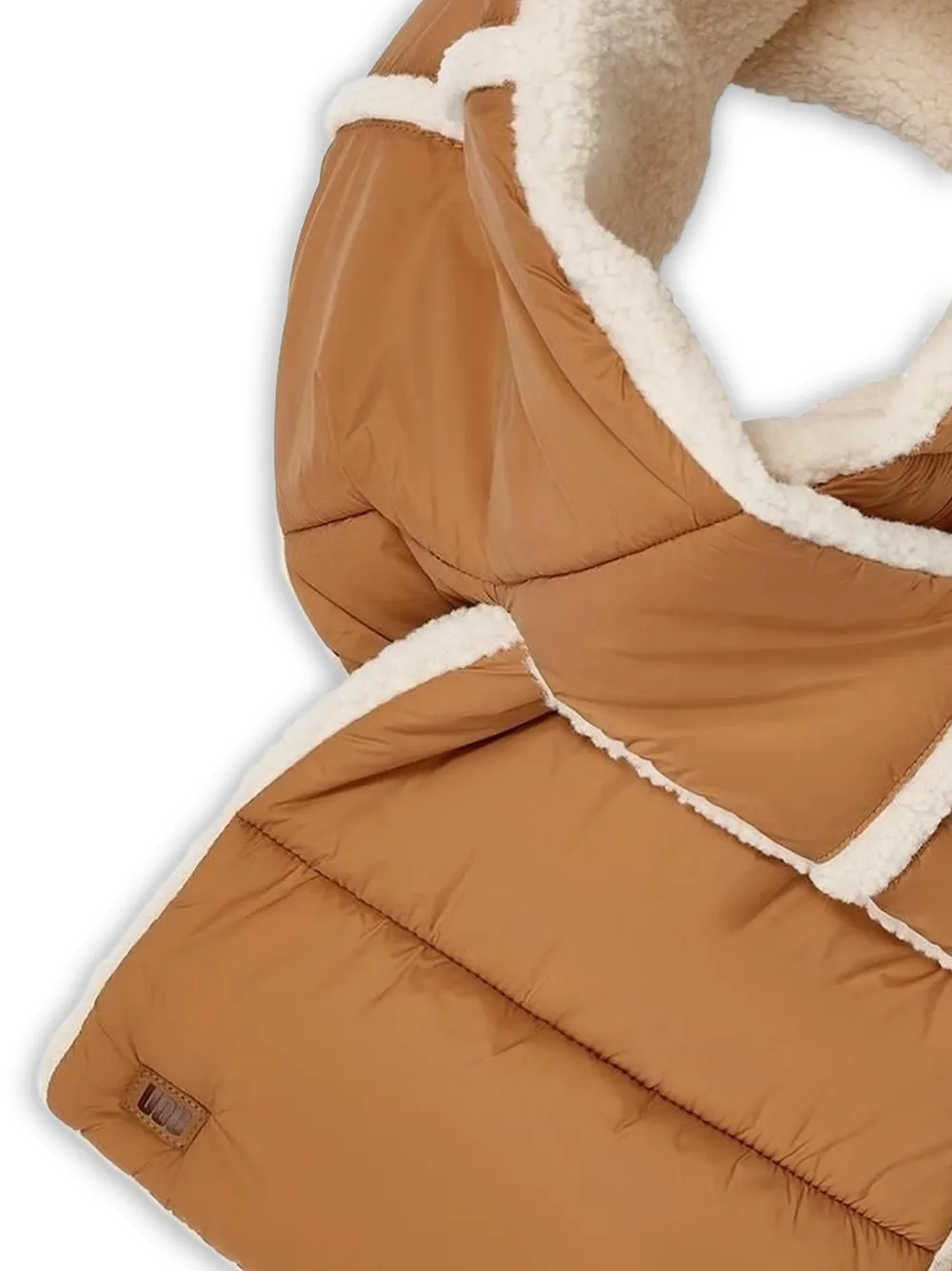  Ugg Bufanda Uggfluff Reversible Acolchada - Marrón 