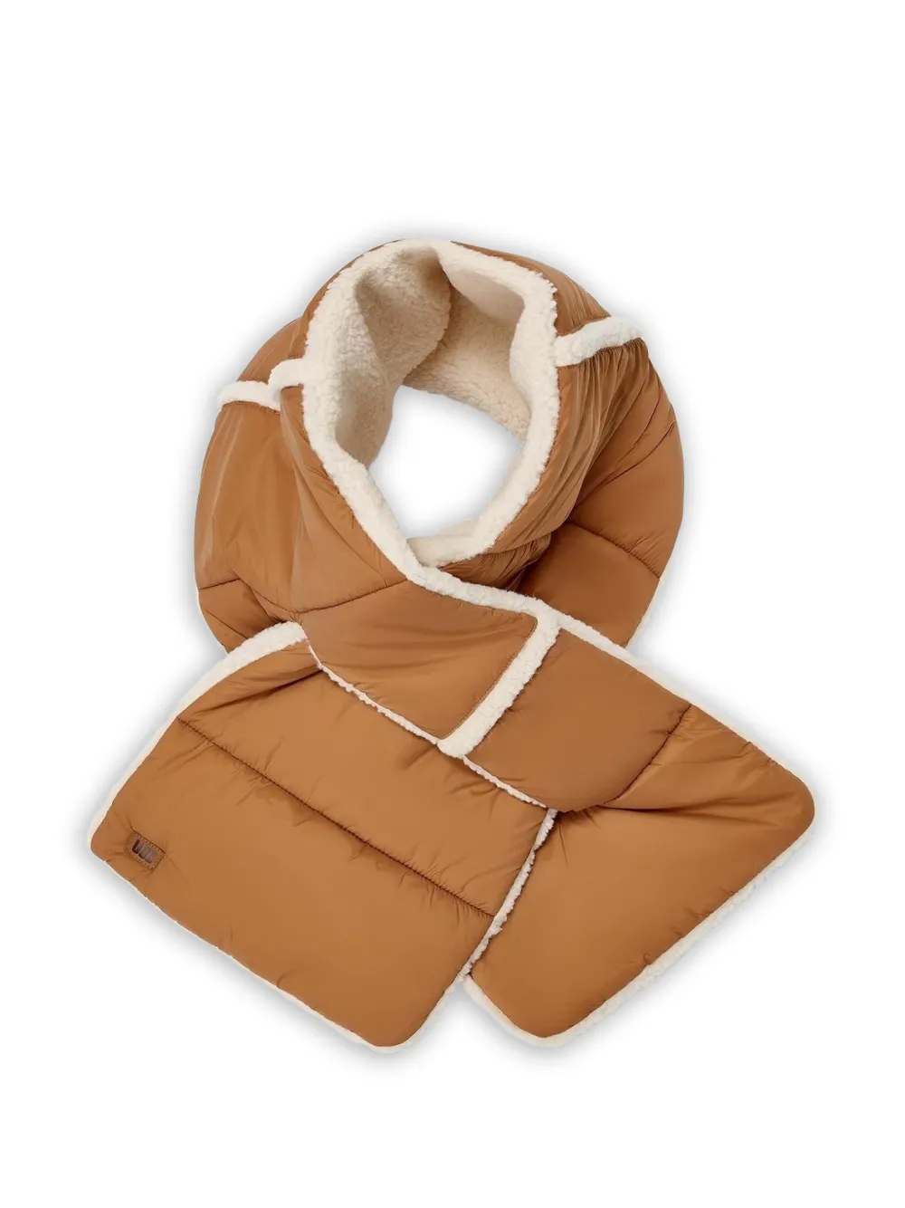 UGG Uggfluff reversible quilted scarf - Marrone