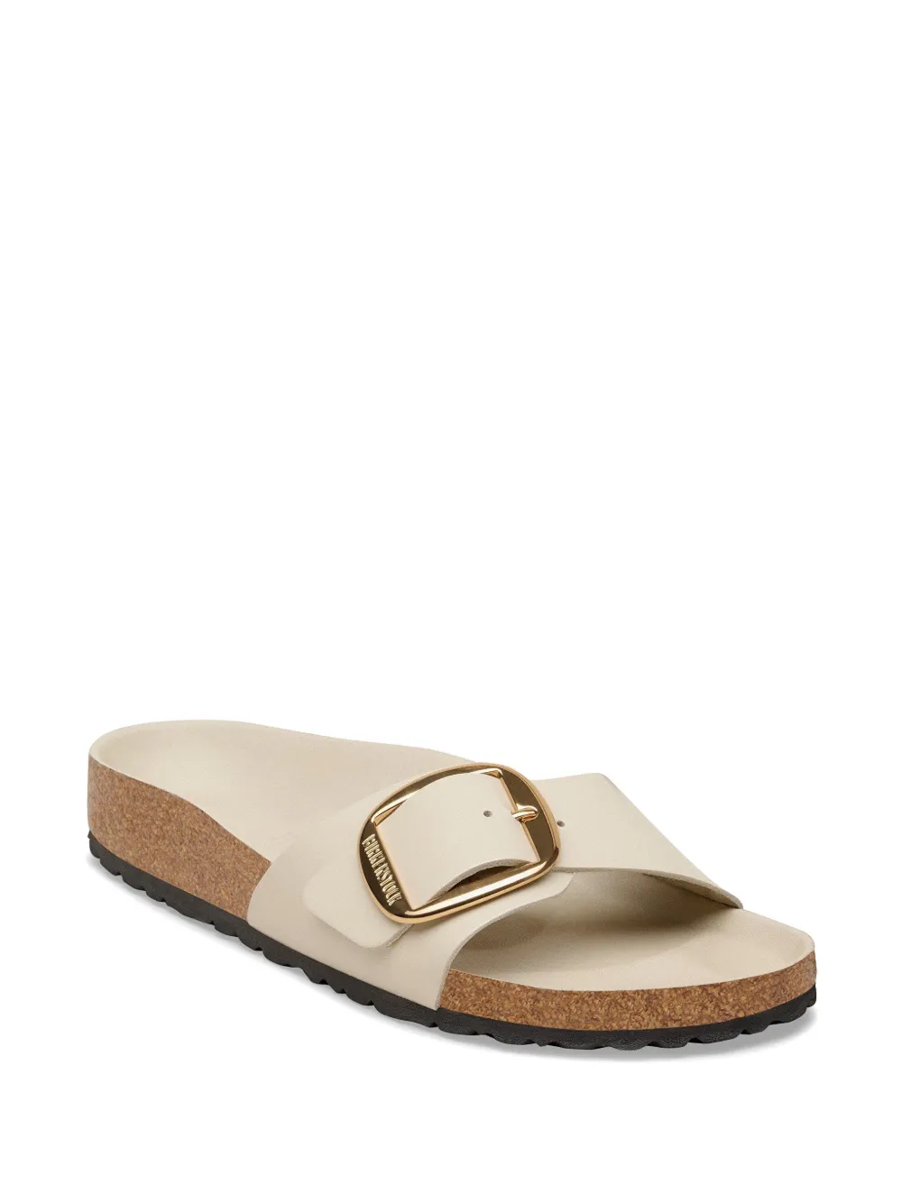 Birkenstock Madrid sandalen met gesp Beige