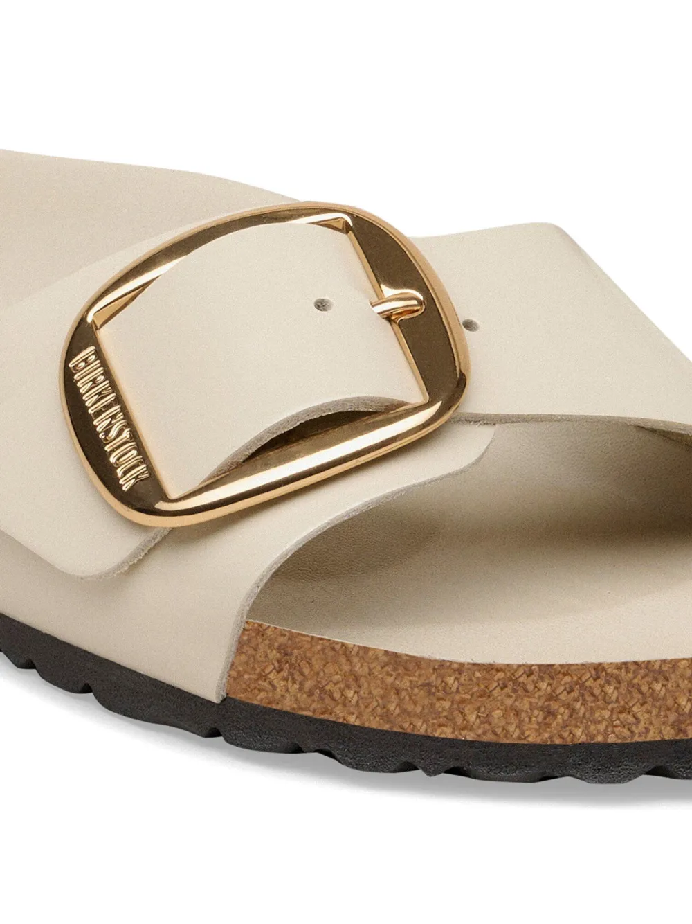 Birkenstock Madrid sandalen met gesp Beige