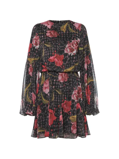 Ted Baker floral-print long-sleeve dress