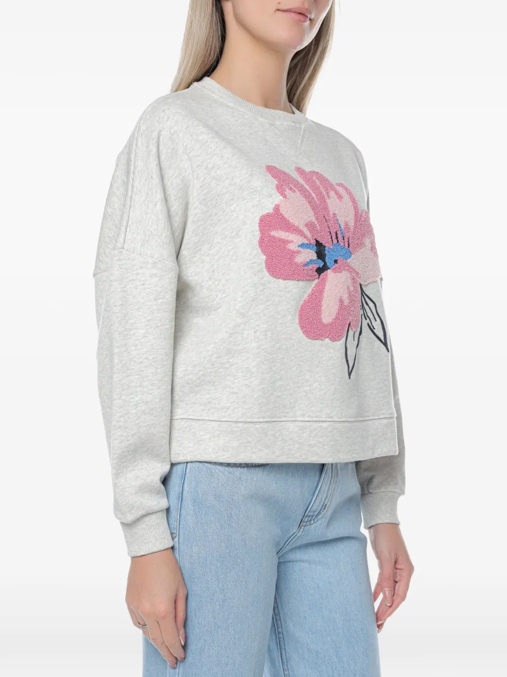  Ted Baker Sudadera Vienaa Con Parche Floral - Gris 