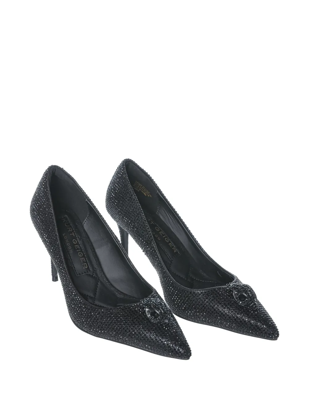 Kurt Geiger Belgravia textured pumps Zwart