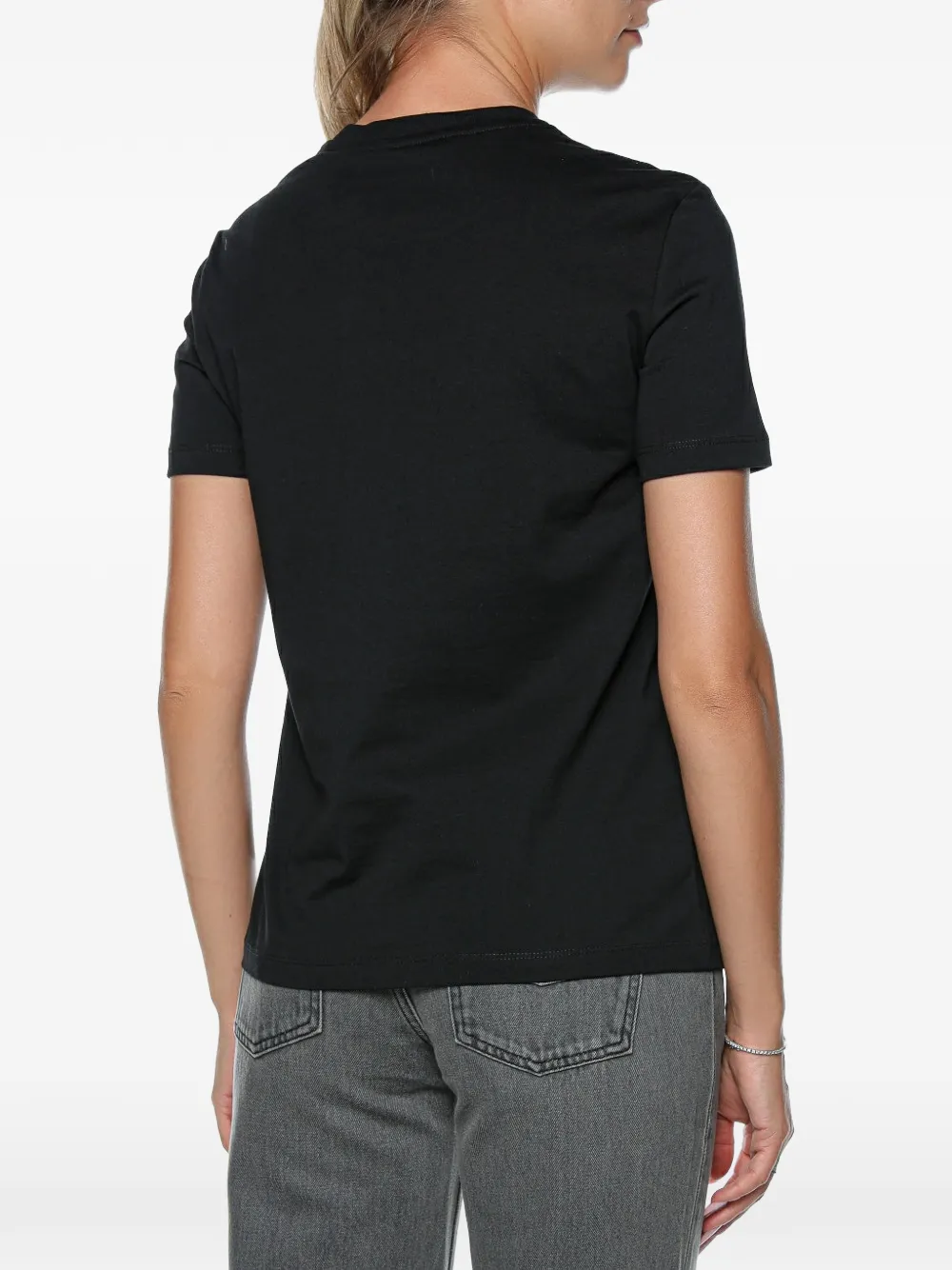 Just Cavalli Heart Tatoo T-shirt Zwart