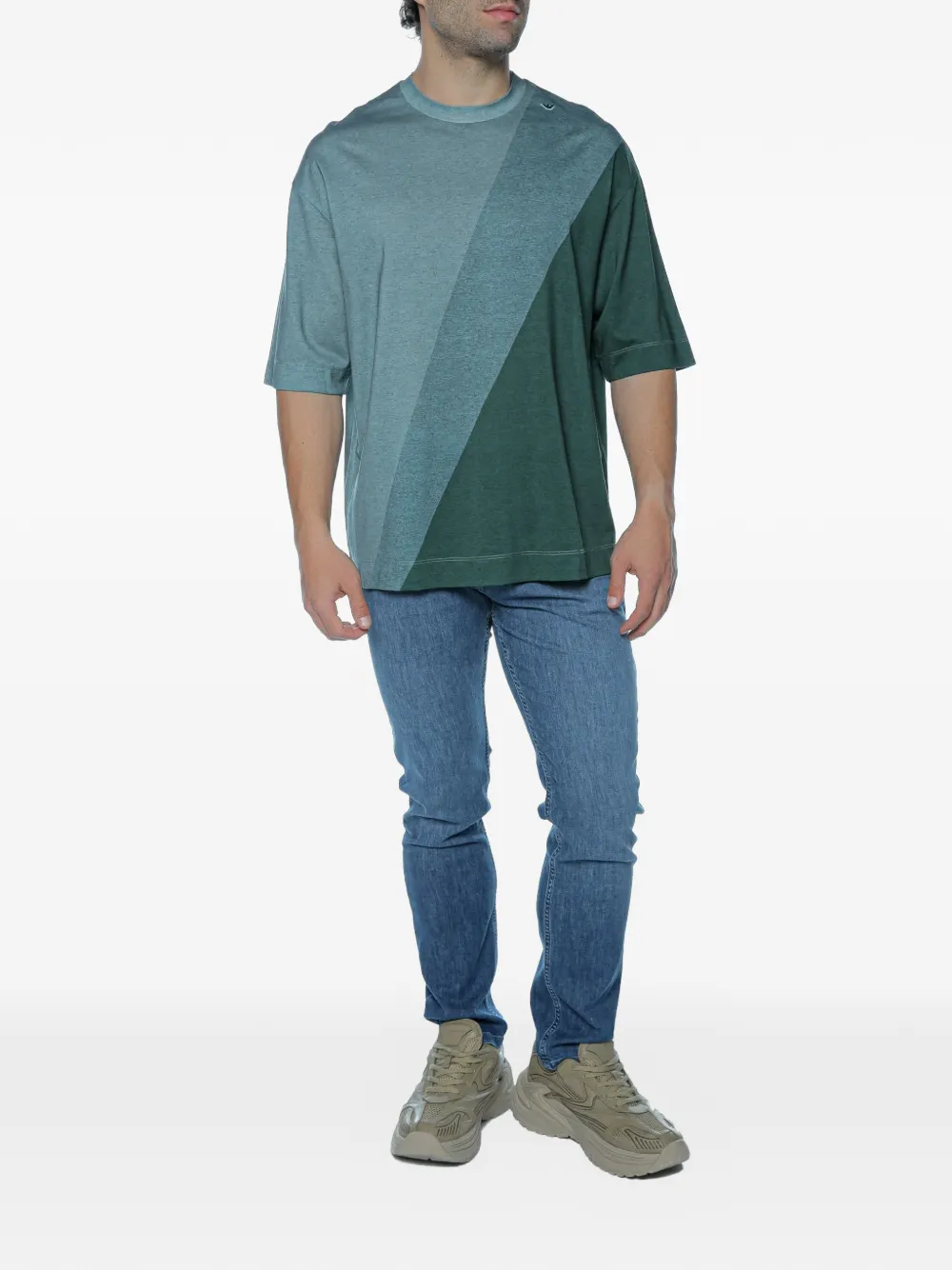 Emporio Armani T-shirt met logodetail Groen