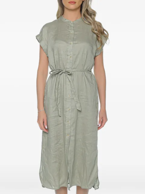 Ecoalf Amatista belted midi shirt dress