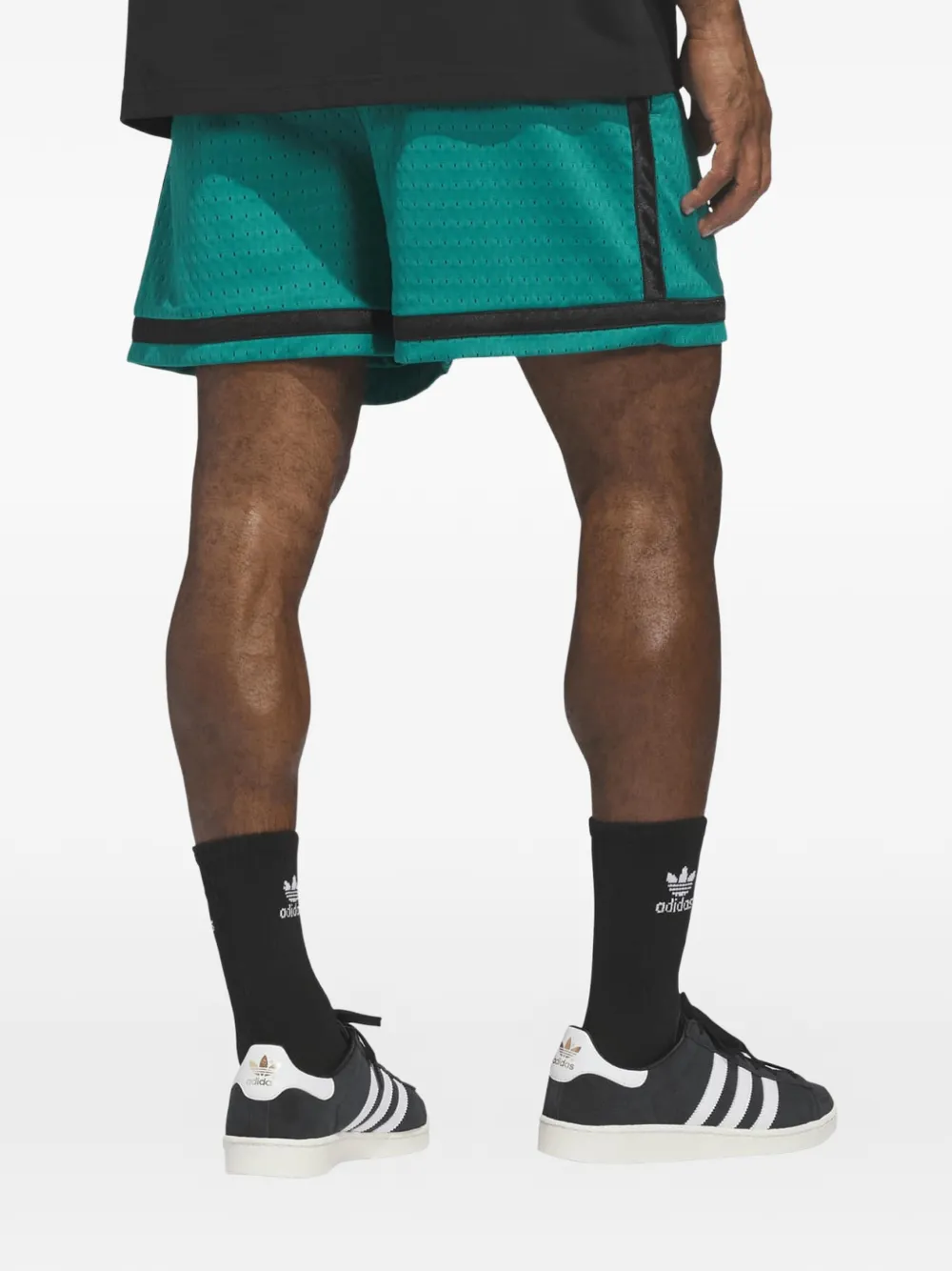 adidas Shorts met logodetail Groen