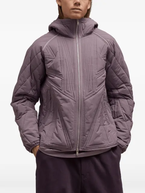 Y-3 quilted hooded jacket