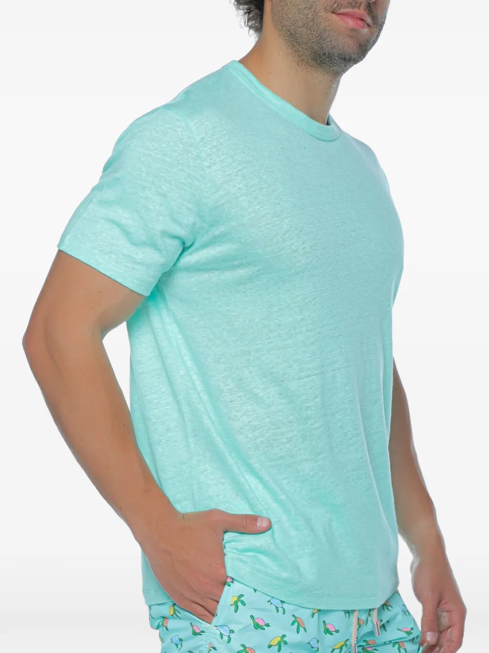MC2 Saint Barth T-shirt met ronde hals Blauw