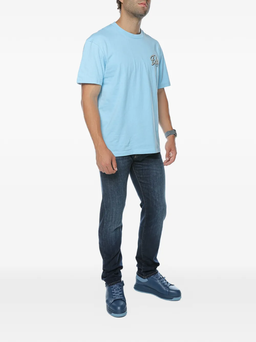 Emporio Armani Jeans met vijf zakken Blauw