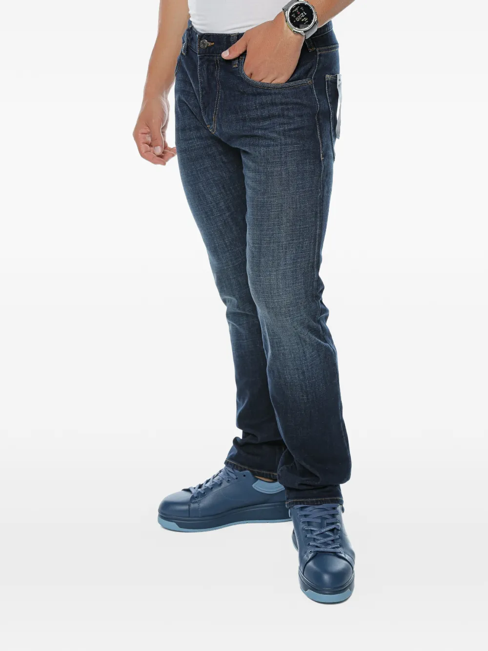 Emporio Armani five-pocket jeans - Blu