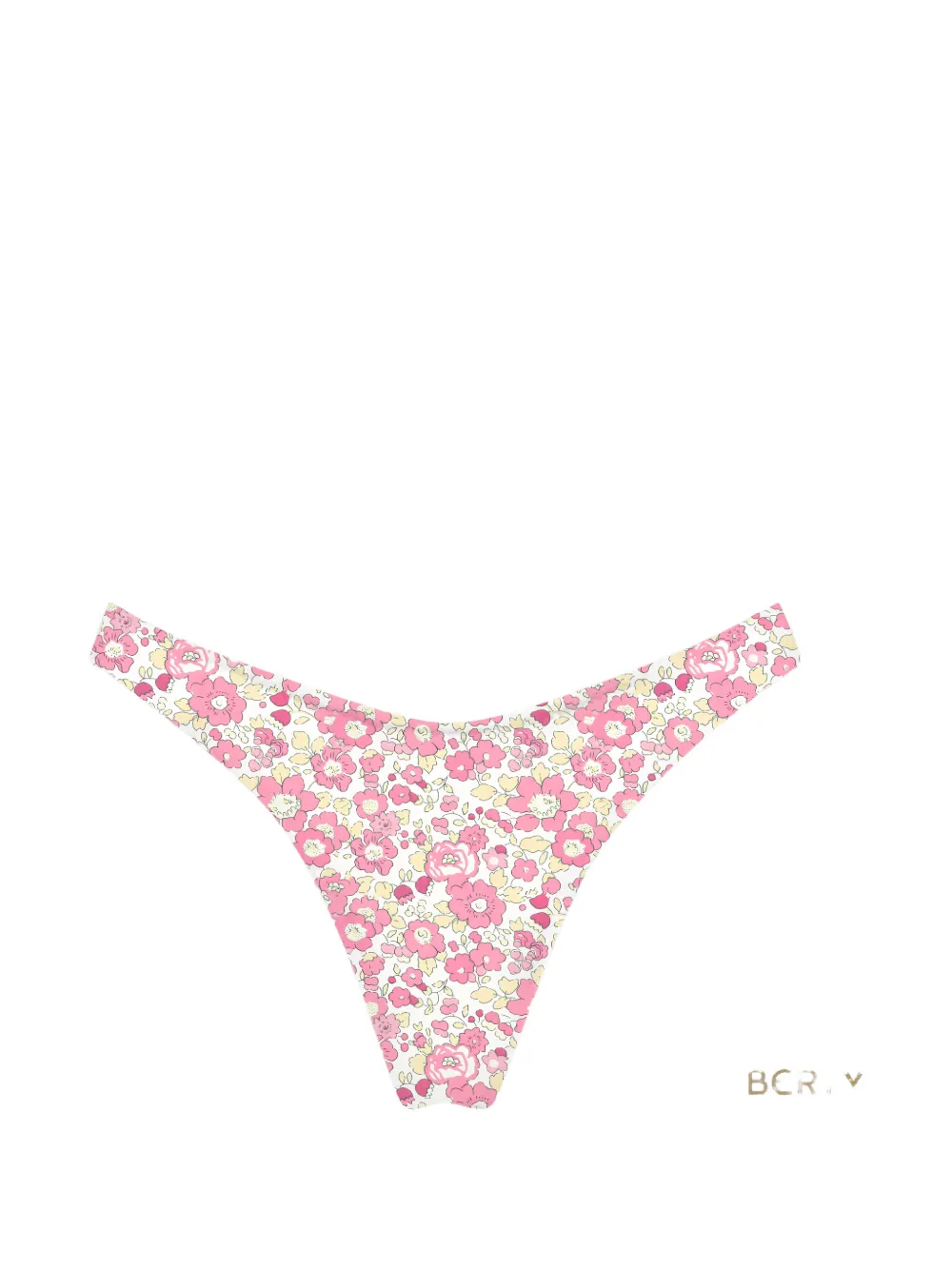 MC2 Saint Barth Naomi floral-print bikini bottoms Wit