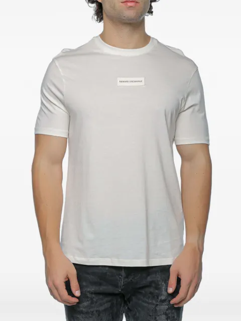Armani Exchange logo-patch T-shirt