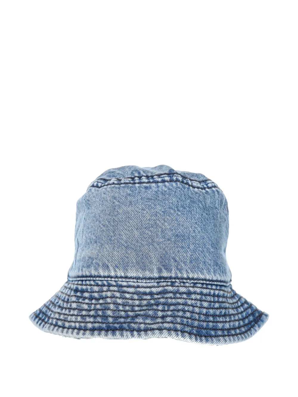 Armani Exchange acid-wash denim bucket hat - Blu