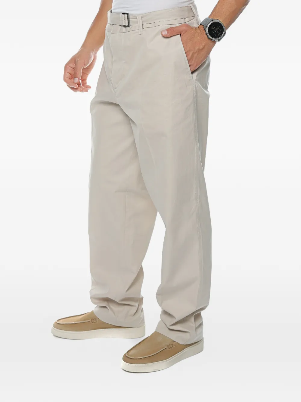 Emporio Armani Straight broek Beige