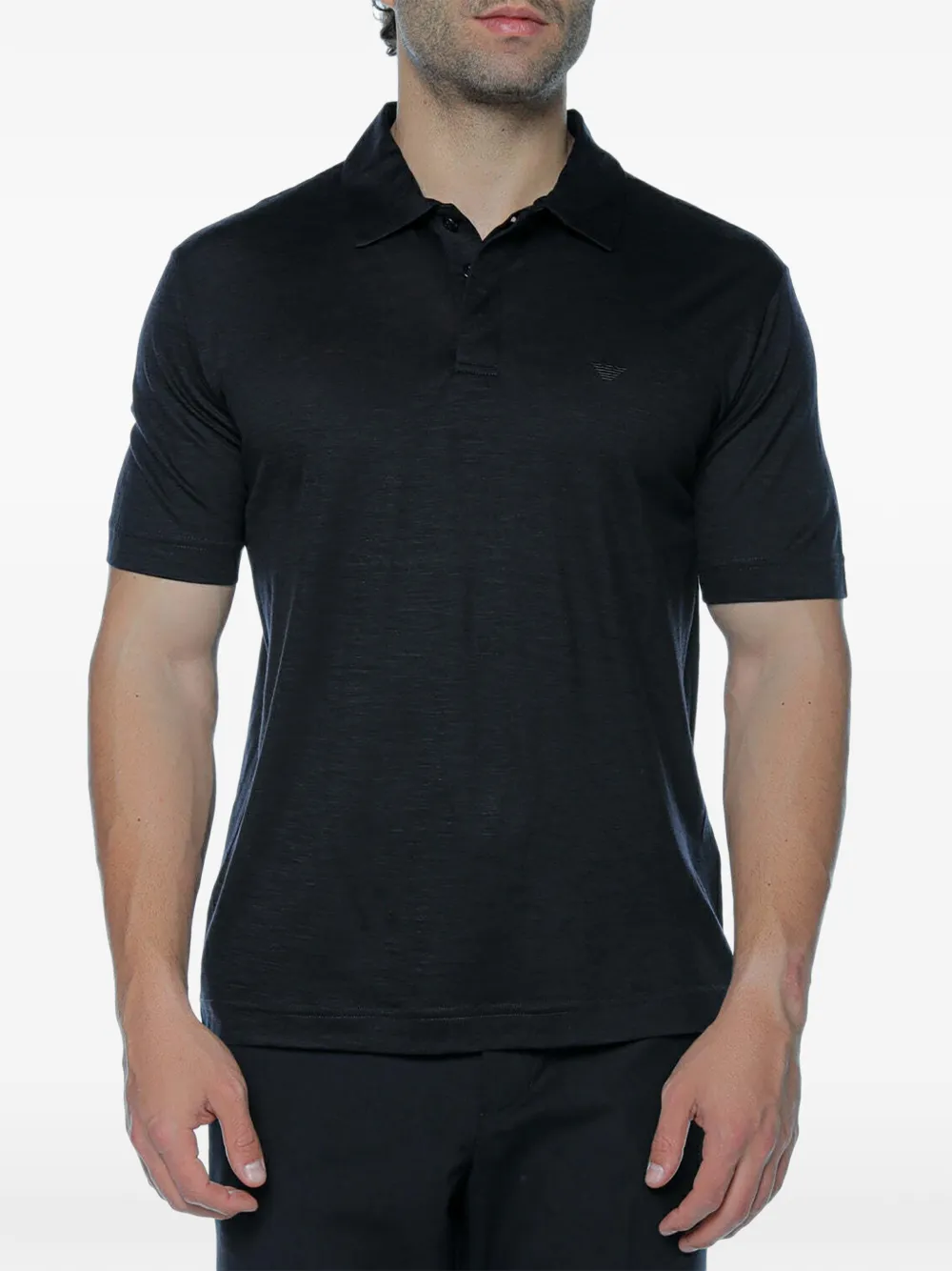 Emporio Armani short-sleeve polo shirt - Nero