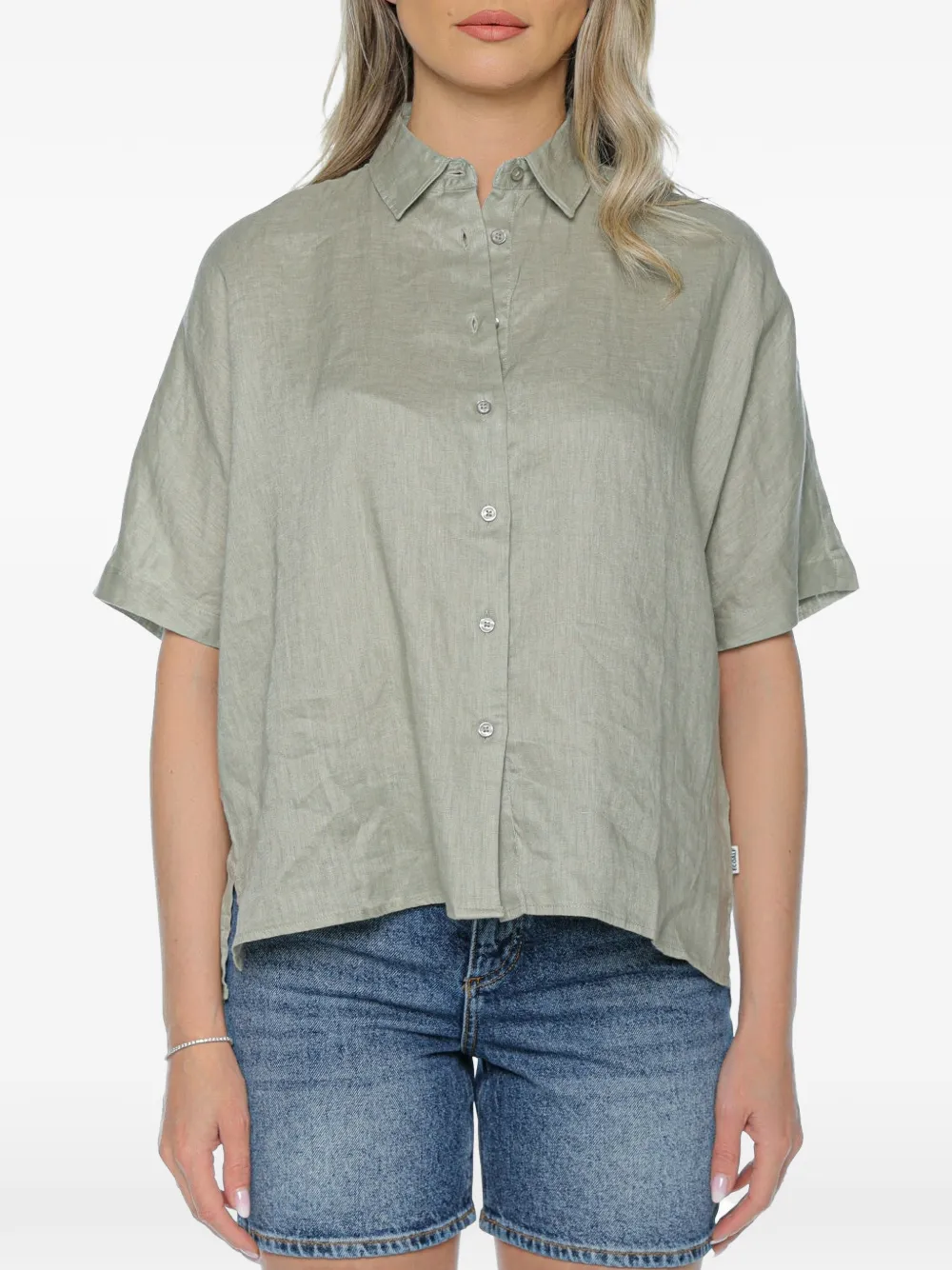Ecoalf Melania short-sleeve shirt - Verde
