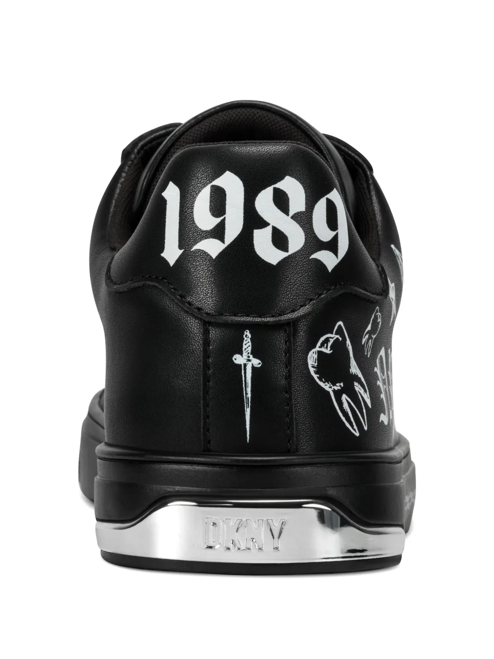 DKNY Abeni Tattoo sneakers Zwart
